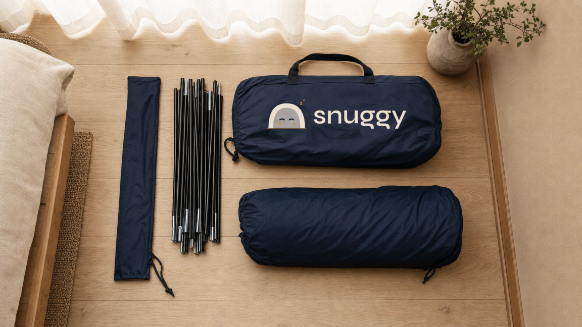 The Bed Tent That Takes Ten Minutes to Set Up (No, Really)