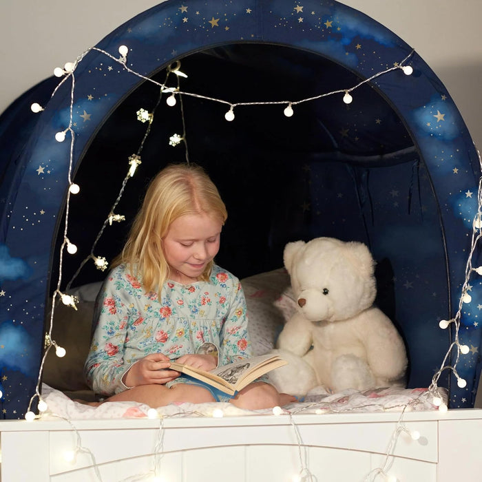 Limited Edition Gold Star, Navy Bed Tent Canopy