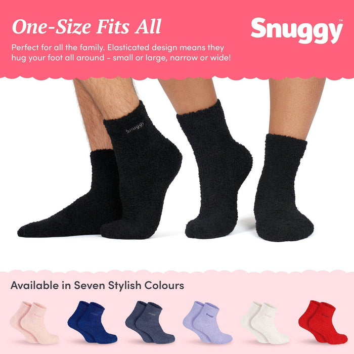 Black Fluffy Slipper Socks