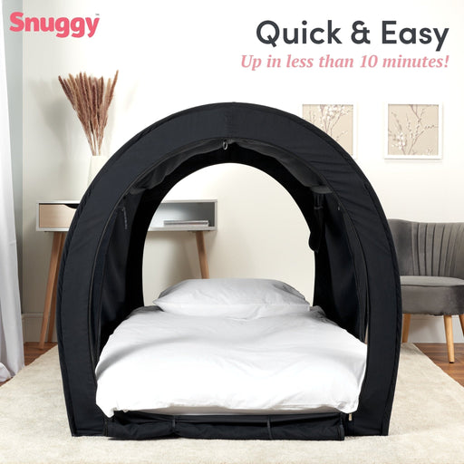 Blackout Bed Tent Canopy The Snuggy Pod