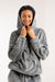 Grey Snuggy Fleece Hoodie