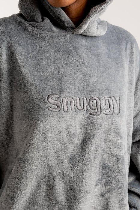 Grey Snuggy Fleece Hoodie