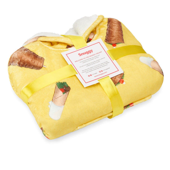 Kids Kebab Printed Hooded Blanket