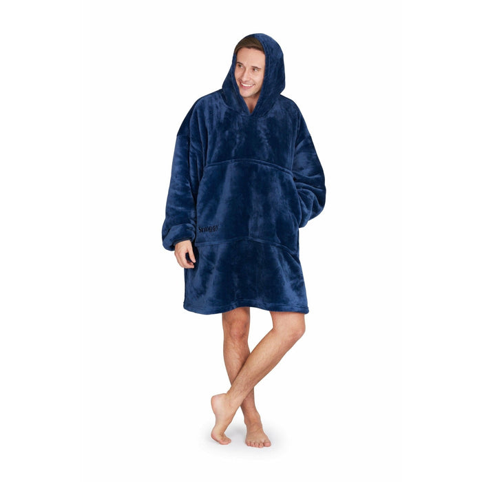 Navy Adult Hooded Blanket