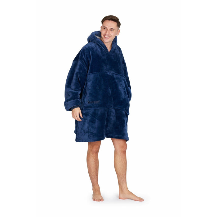 Navy Adult Hooded Blanket