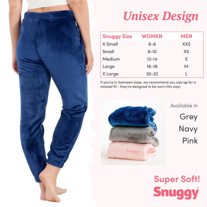 Navy Snuggy Fleece Joggers