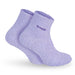 Purple Fluffy Slipper Socks