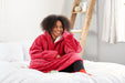 Red Adult Hooded Blanket