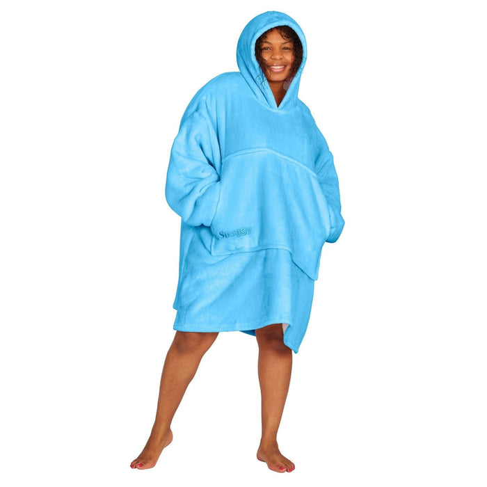 Blue hoodie blanket sale