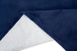 Snuggy Sherpa Fleece Blanket in Navy